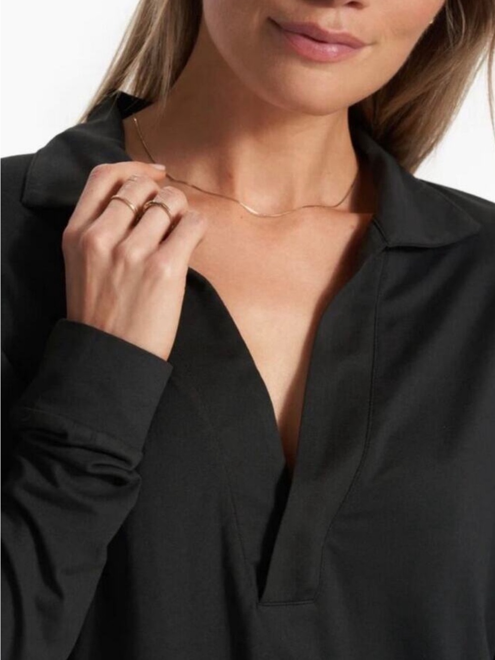 Vuori Black Lux Jumpsuit with Drawstring - Picture 3 of 8